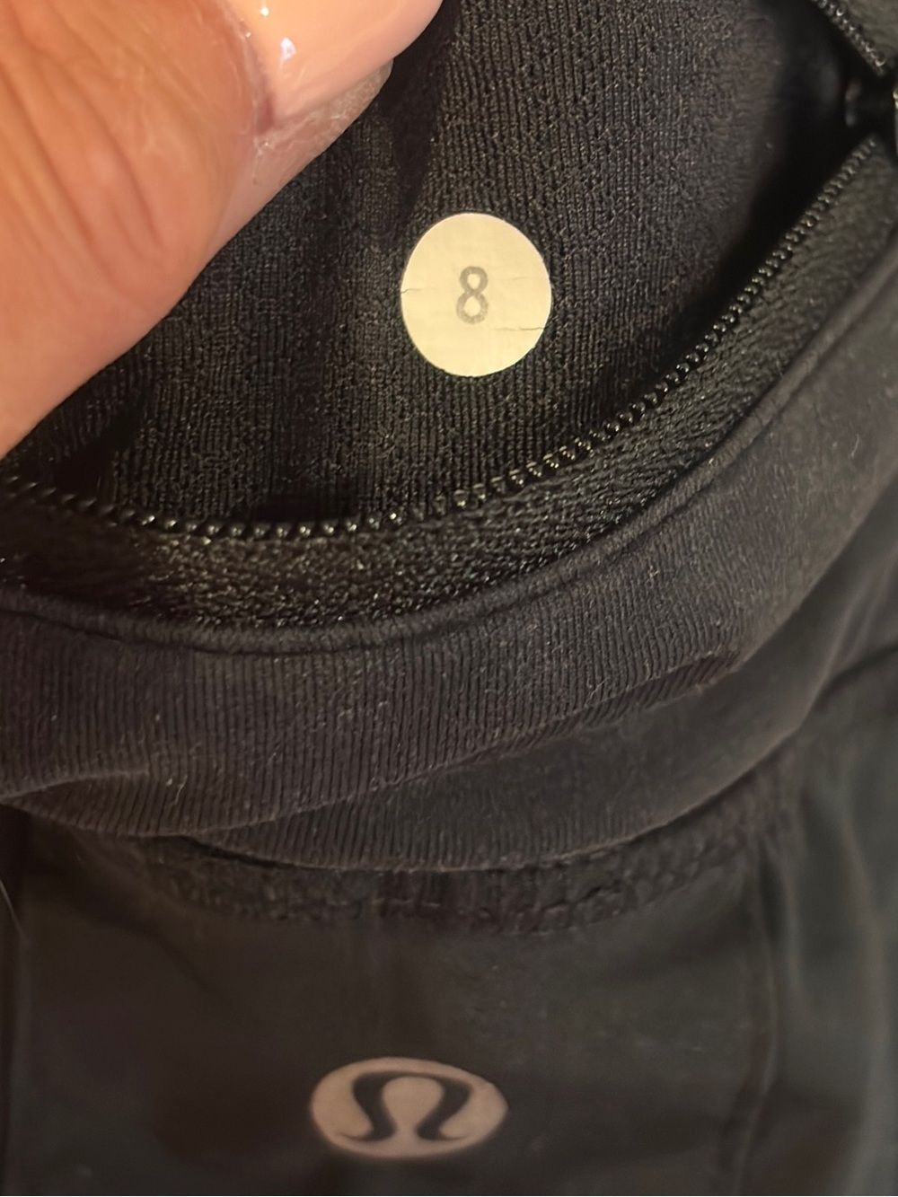 Lululemon Run Black Pace Setter Skirt with Tiered Ruffle Back Size 8 - Picture 6 of 6